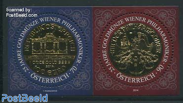 Golden coins Wiener Philhamony s/s