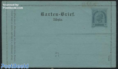 Card Letter 3Kr (Bohm.)
