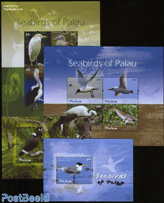 Seabirds of Palau 4 s/s