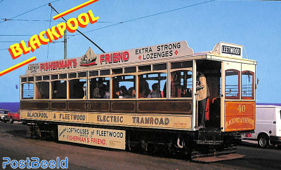Vintage tram Blackpool