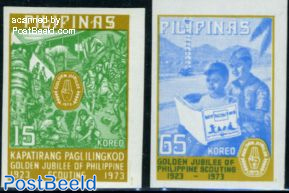 50 years scouting 2v imperforated