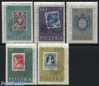 Stamp centenary 5v