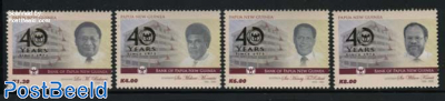 40 Years Bank of Papua New Guinea 4v