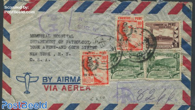 Airmail from Peru to New York