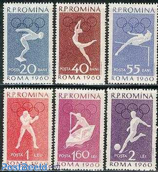 Olympic Games Rome 6v