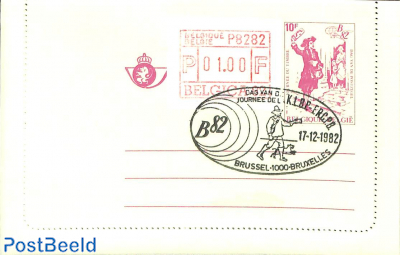Letter card with special cancellation