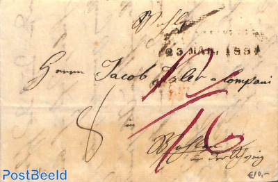 Folding letter from Munich 23 March 1834