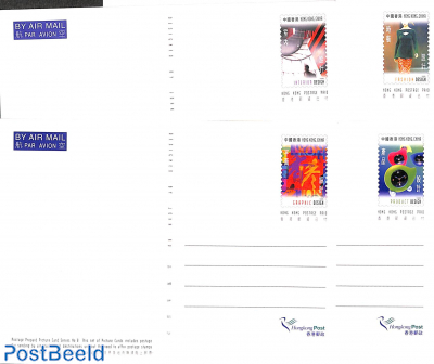 Illustrated postcard set Design (4 cards)
