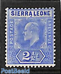 2.5p Blue, Stamp out of set