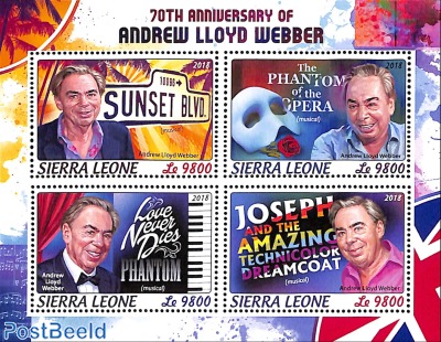 70th anniversary of Andrew Lloyd Webber