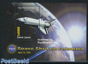 Space shuttle Columbia s/s