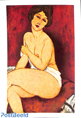Amedeo Modigliani, Nu assis, 1917