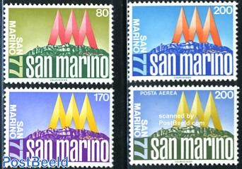 San Marino 77 exposition 4v
