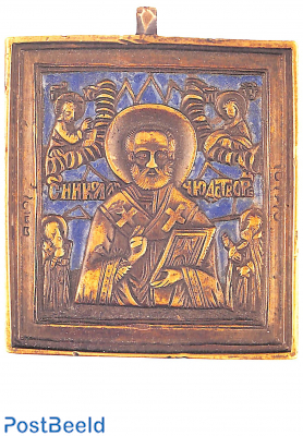 De Heilige Nicolaas, Russisch reisikoon 19th century