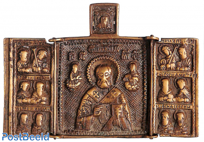 De Heilige Nicolaas, Russisch reisikoon 19th century