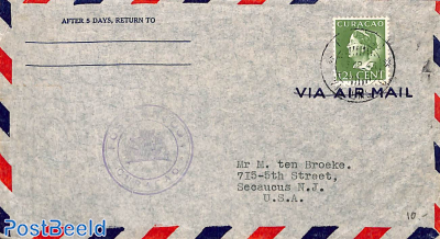 Airmail letter to USA