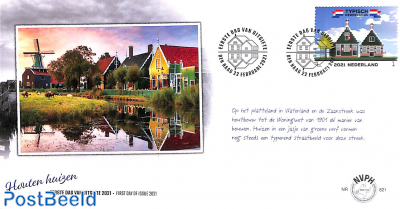 Typical dutch, Wooden houses 1v FDC