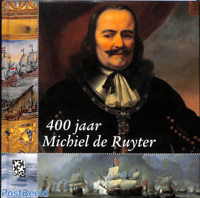 Theme book No. 20, 400 jaar Michiel de Ruyter (book with stamps)