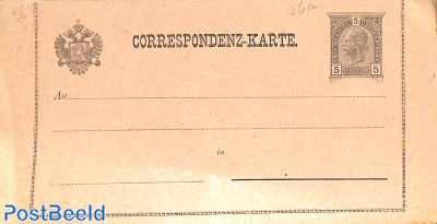 Tax correspondence card 5H