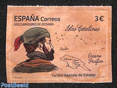 Toribio Asensio de Salazar 1v, wooden stamp