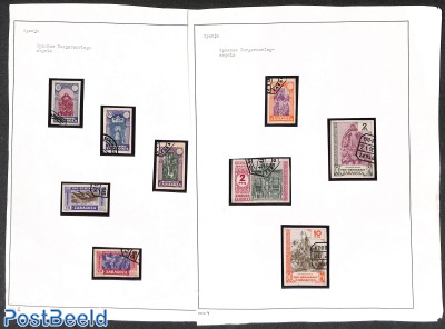 Lot stamps Spanish Civil War