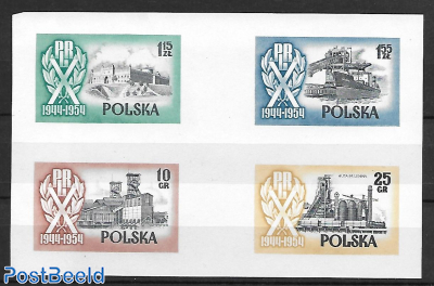 Imperforated proofs (WZOR on reverse side)