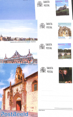 Postcard set cities (4 cards)