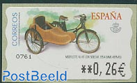 Automat stamp 1v, Mobylette AU-HT