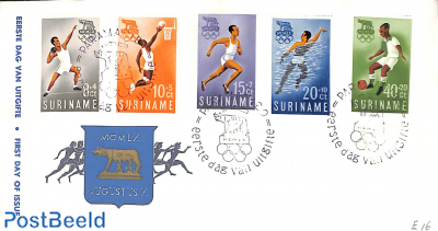 Olympic games 5v FDC