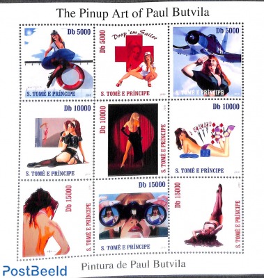 Pin Up art of Paul Butvila 9v m/s