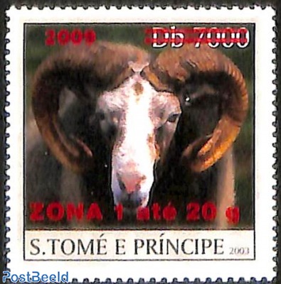 goat, overprint