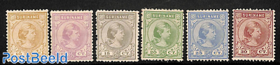 Definitives, Wilhelmina 6v