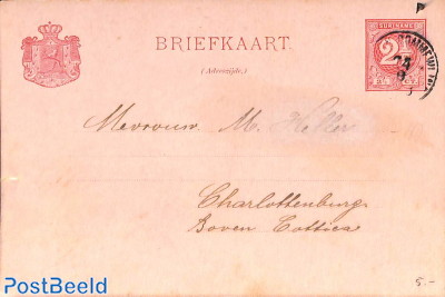 Postcard from Beneden Commewijne to Charlottenburg