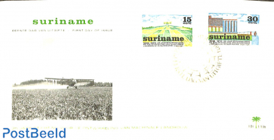 Agriculture 2v, FDC without address