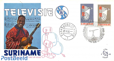 Television 2v, FDC without address, Lion cover