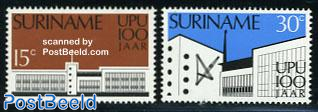 UPU Centenary 2v