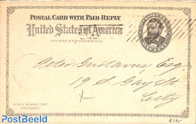 Reply paid postcard 1/1c