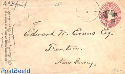 Envelope 3c , used