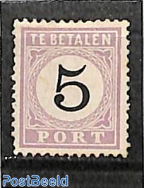 postage due 5c, type I, stamp out of set