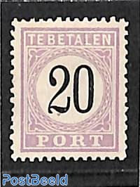 20c, type II, Stamp out of set