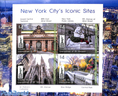 New York City Iconic Sites 4v m/s