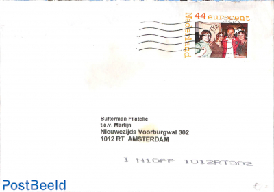 Letter with personal stamp