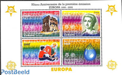 50 years Europa stamps s/s (NO OFFICIAL ISSUE)