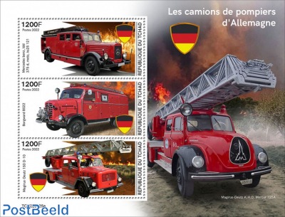 German fire engines
