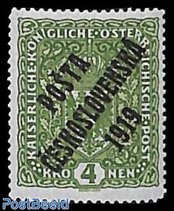 4Kr, stamp out of set