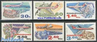 50 years Ceskoslovenske Aeroline 6v