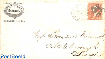 Letter from Baltimore to Attleborough
