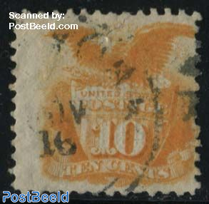 10c, used, Stamp out of set