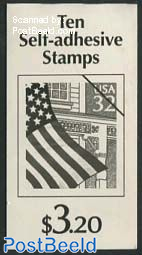 Flag, booklet with 10 stamps