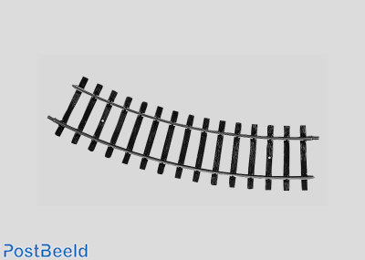 Curved Track, Radius 600 mm / 23-5/8". 30°.